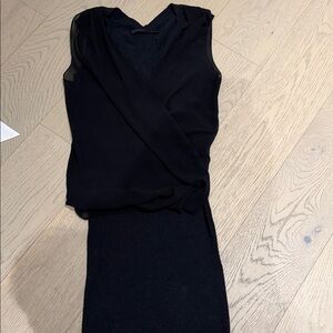 All Saints Black Long Sleeve Dress
